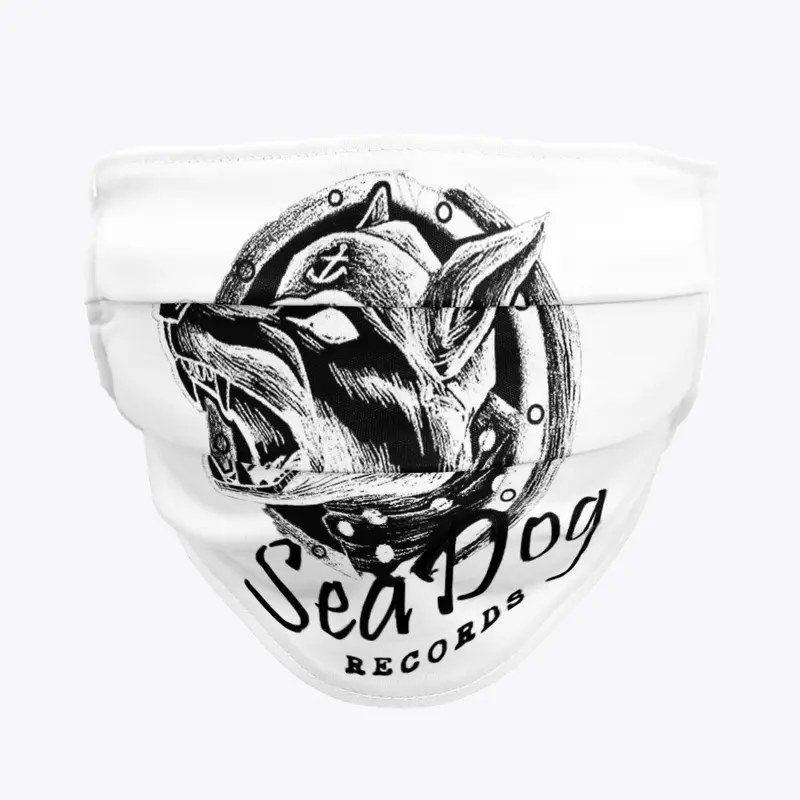 SeaDog Records Face Mask - White